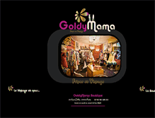 Tablet Screenshot of goldymama.com